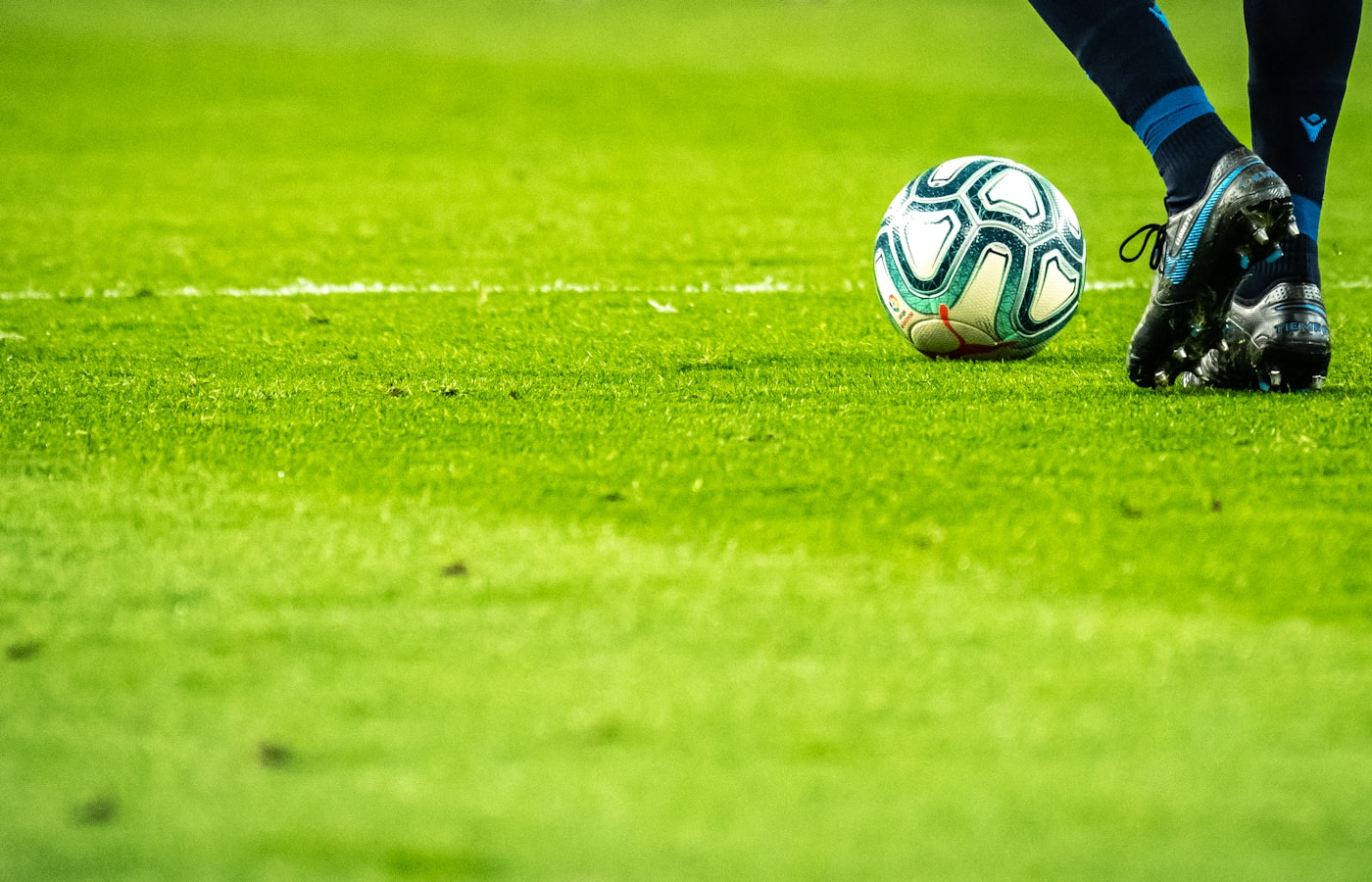 England player in action